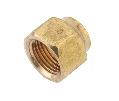 440S# SAE 45 ° Flare Brass Brass Brass Short Forged Nut