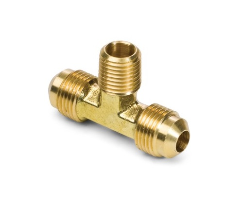 45# SAE 45 ° Flare Brass Forged Male Branch Tee
