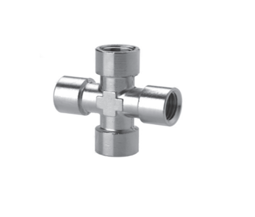 BSPT Union Cross Fettings Stainless Steel